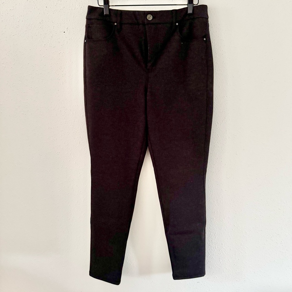 New WHBM High-Rise Skinny Jeans in Grey Women's Size 8 Soft Denim Knit Stretch